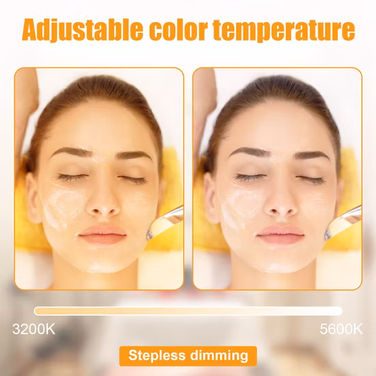 45W Brightness Adjustable Floor Standing Lamp for Eyelash Extension Beauty Skincare Salon LED Light
