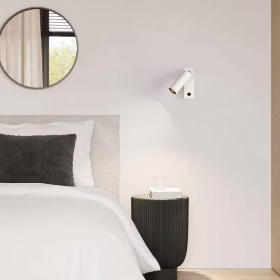 Mini decoración nórdica moderna para el hogar, dormitorio, lectura, escritorio, noche, aluminio, PVC, despertar, lámpara de mesa LED