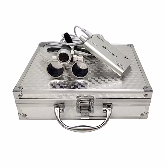 Espejo de tocador luminoso, lupa montada en la pared con lámpara LED