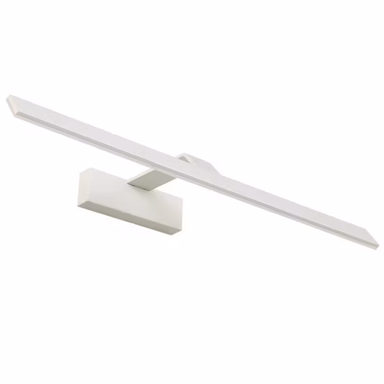 Espejo de tocador de pared del hotel con lámpara LED